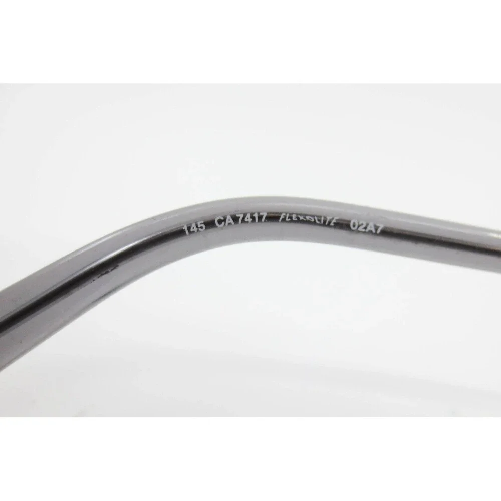 Carrera CA 7417 Flexolite Eyeglasses Frames Black Oval Semi-Rimless 51-19-145